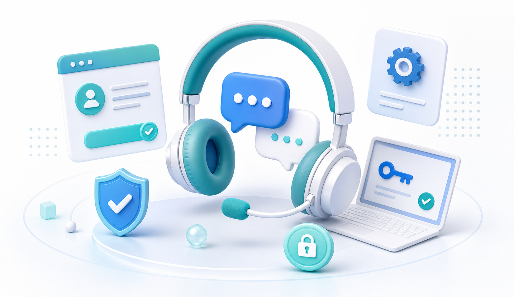 Customer support illustration